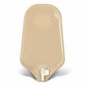 Image Two-Piece Drainable Pouch Integrated Closure 1.75'' Flange - 10/Box