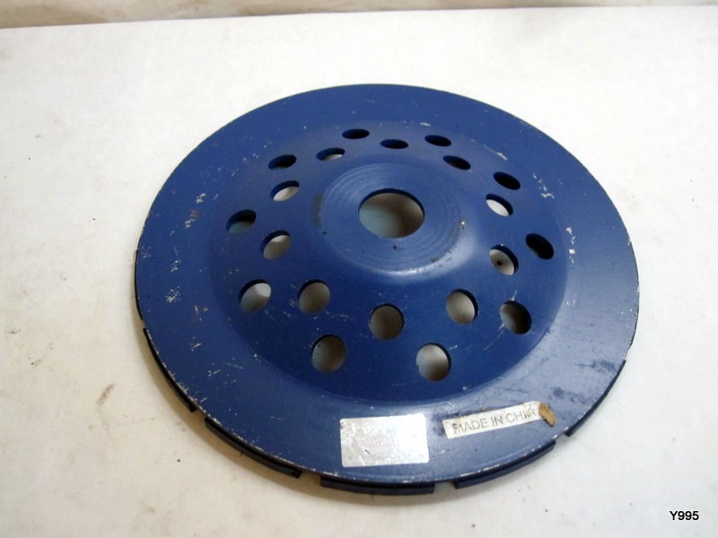 7" Double Rim Cup Wheel Thread Fast Surface Grinding concrete brick