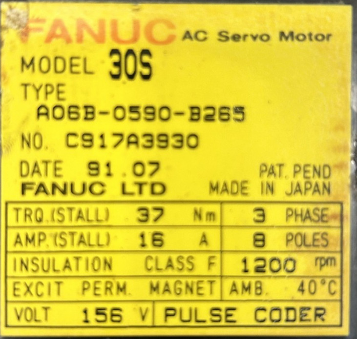 FANUC A06B-0590-B265