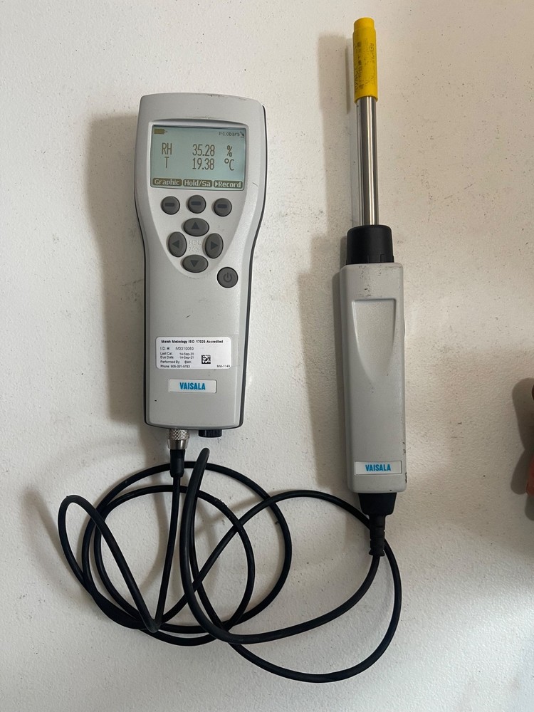 Vaisala MI70 Handheld Indicator - HMP75 Relative Humidity & Temperature Probe