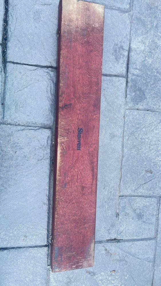 Starrett No. 123 Vernier Caliper 26" Long Hardened & Stabilized Master Bar