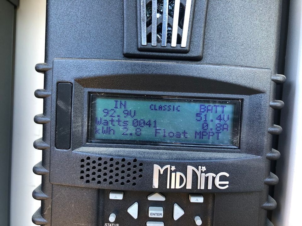 DC Solar Master Control Cabinet - Mobile Solar Generator - EXCELLENT Condition