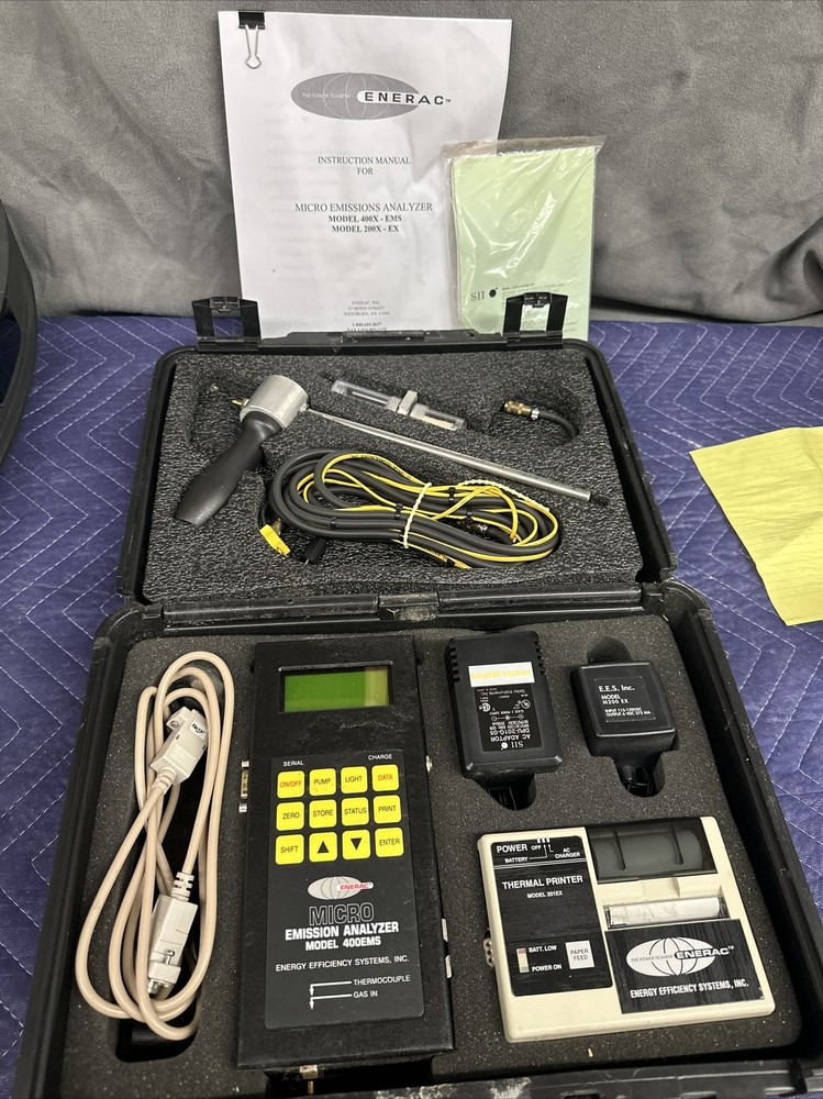 👀 ENERAC MODEL 400 MICRO EMISSIONS ANALYZER. Not Tested
