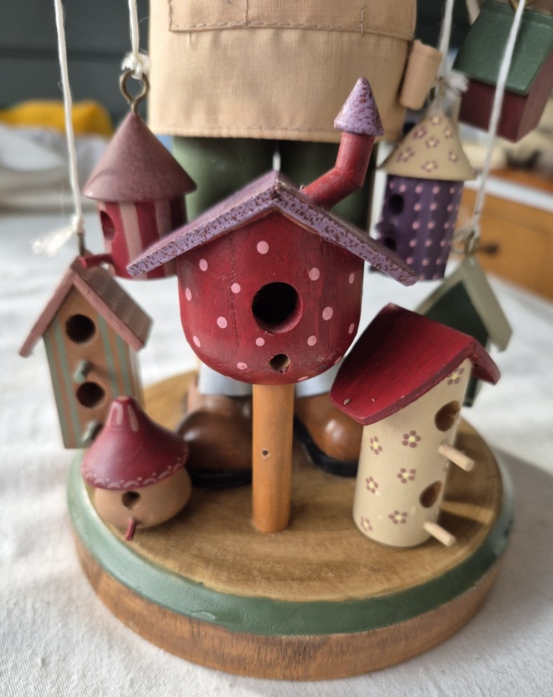 Vintage Birdhouse Maker 12 Inch Nutcracker Read