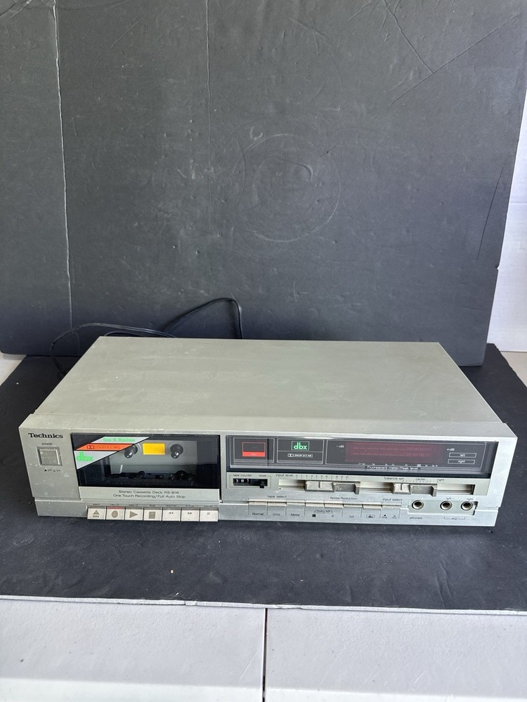 Technics RS-B18 Stereo Cassette Deck DBX Dolby B/C – Powers On, Sound Weak