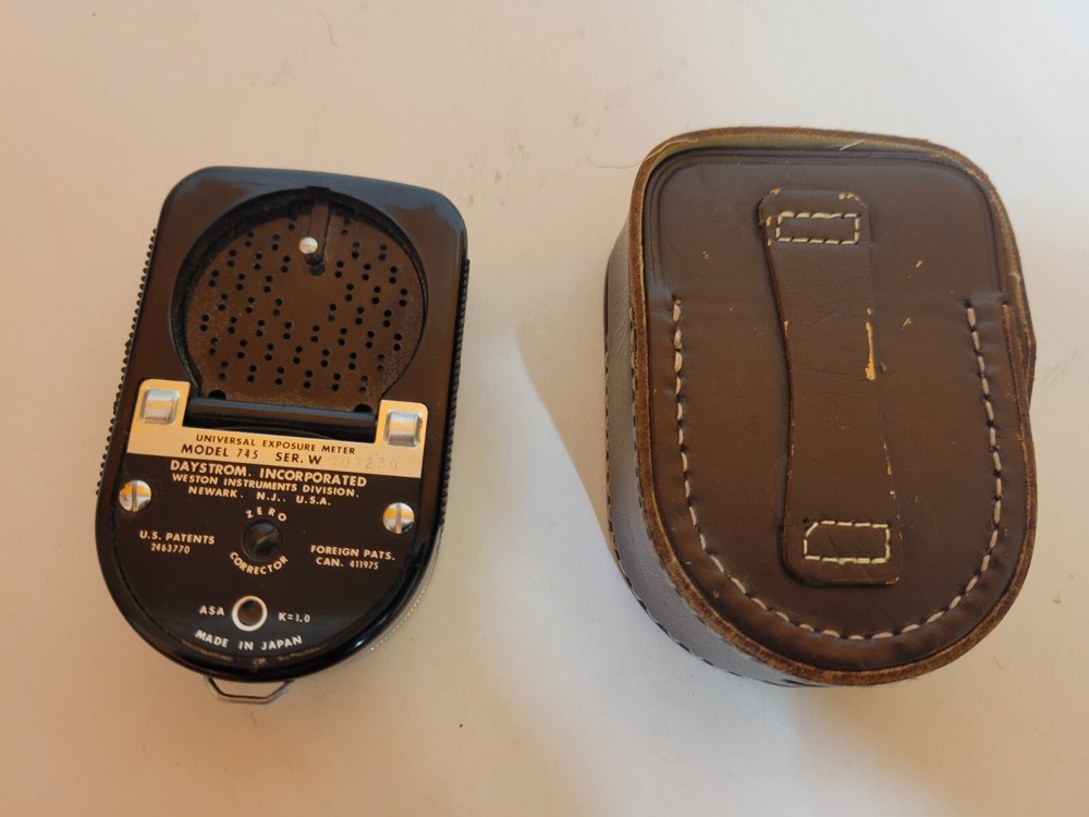 Weston Master IV Exposure Meter Model 745 with Leather Case