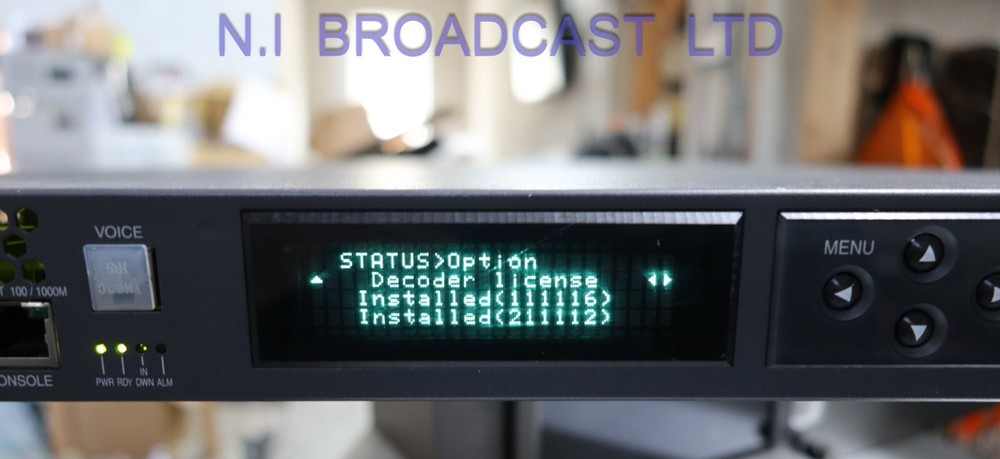 Fujitsu ip-9610 dual decoder (2x decoder cards installed)