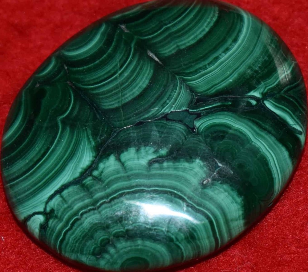 Malachite Worry Stone #9