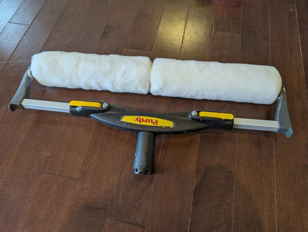 Dual 9" roller cover coupler to use with 18" roller frame (2 pack)