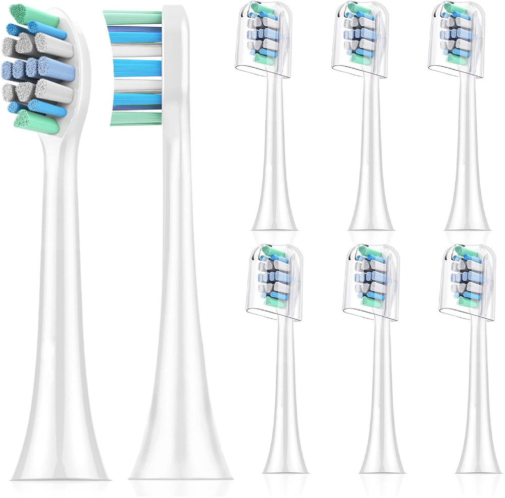 Replacement Toothbrush Heads for Philips Sonicare：8 Pack Soft Replacement Electr