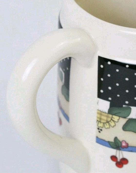 Pitcher DaySpring Retired 2001 Scripture Colossians 1:10 Ceramic 12" Tall Cherry