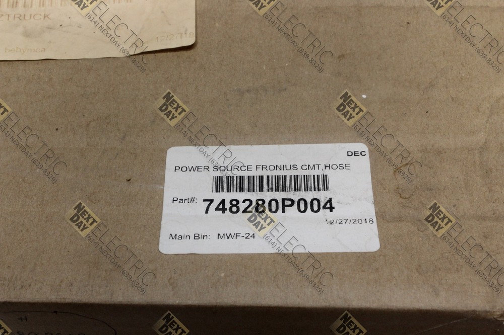 Fronius, 748280P004, 44,0350,2369, Power Source CMT Hose Wire Buffer Welder