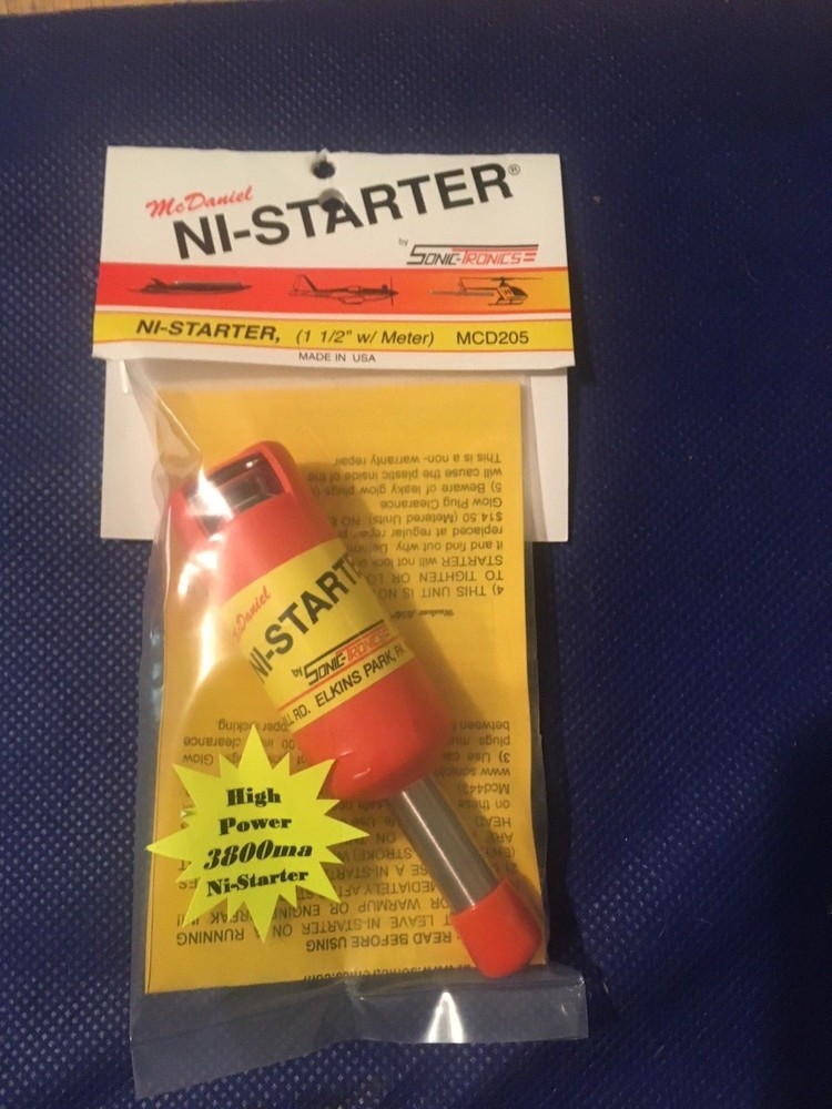 RC MCDANIEL/SONIC-TRONICS METERED 1.5" NI-STARTER (MCD205)