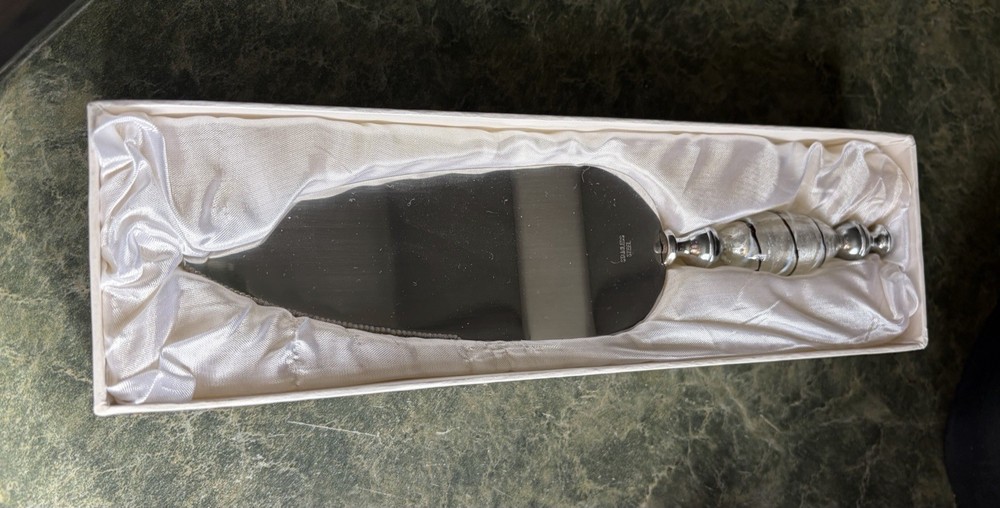 Murano Art Deco Collection Stainless Steel Cake Server