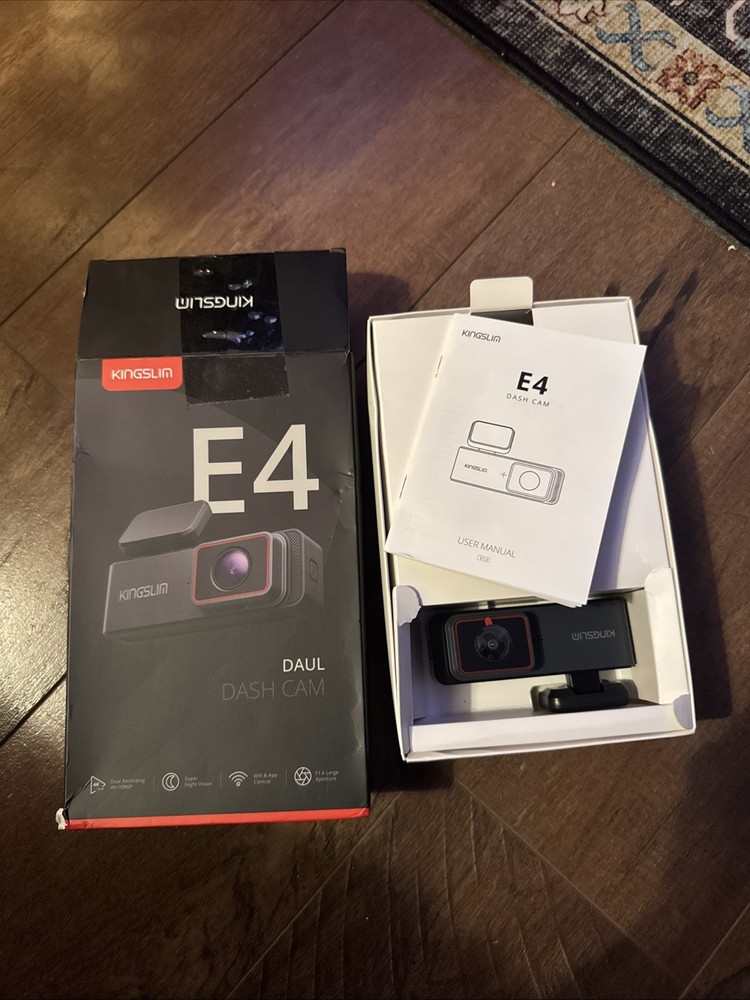 King Slim E4 Dual Dash Cam Missing Some Accessories See Description