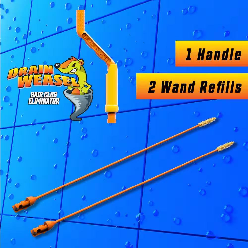 Drain Weasel 3-Pack Refill for Drain Cleaning