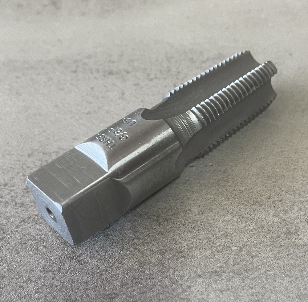 Threadit USA 3/8" Pipe Thread Tap VM 2.5" Long Machinist Tool