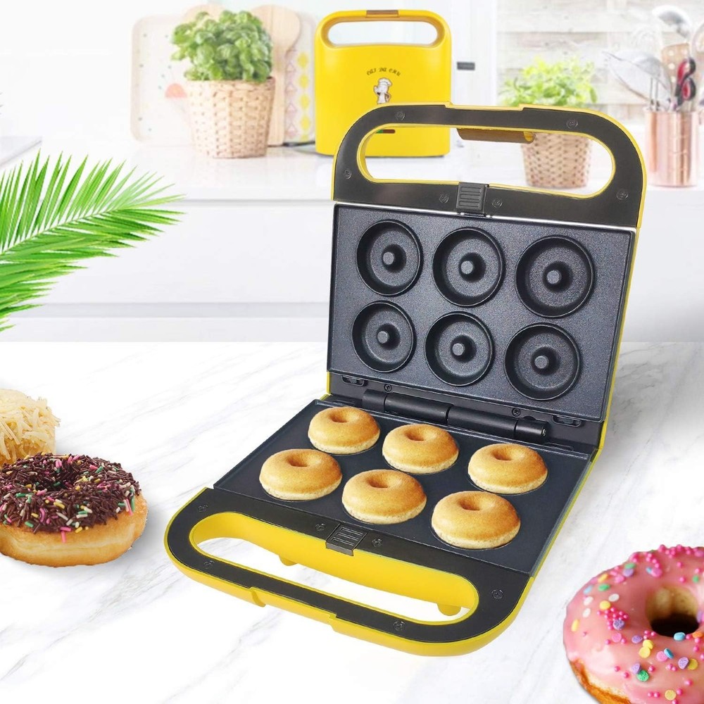 3 Interchangeable Baking Plates for Making Doughnut or Waffle Maker-Eggette a...