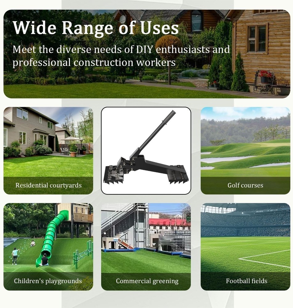 Artificial Grass Installation Tool Turf Puller Turf fix for Synthetic Turf Seam