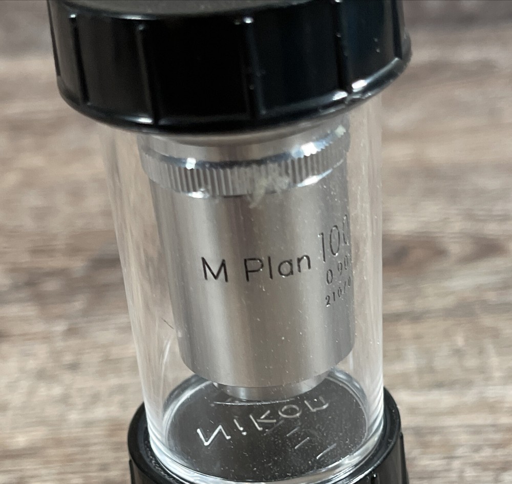 Nikon Microscope Objective Lens M Plan 100x DIC, 210/0