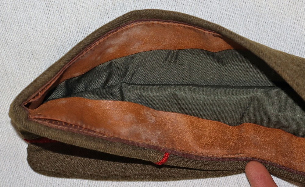 ORIGINAL KOREAN WAR ARTILLERY PIPED OVERSEAS GARRISON CAP