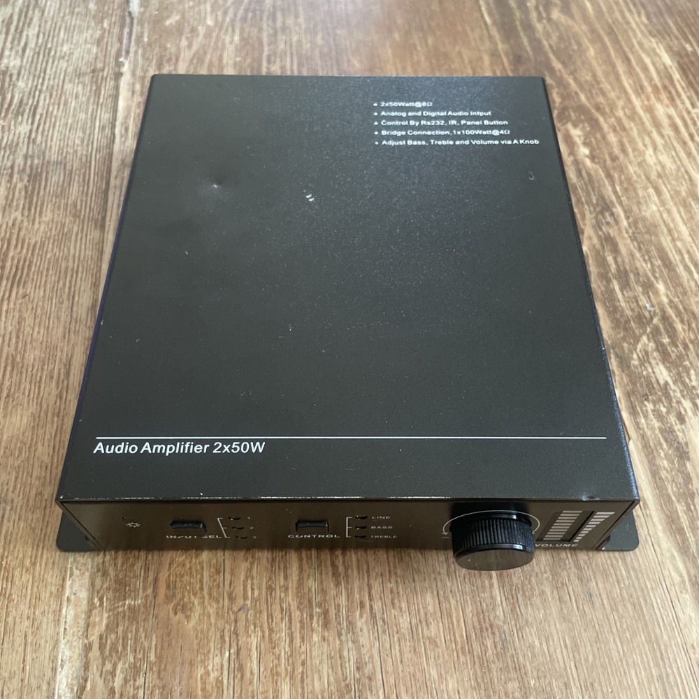 Audio Amplifier 2x50W Analog and Digital