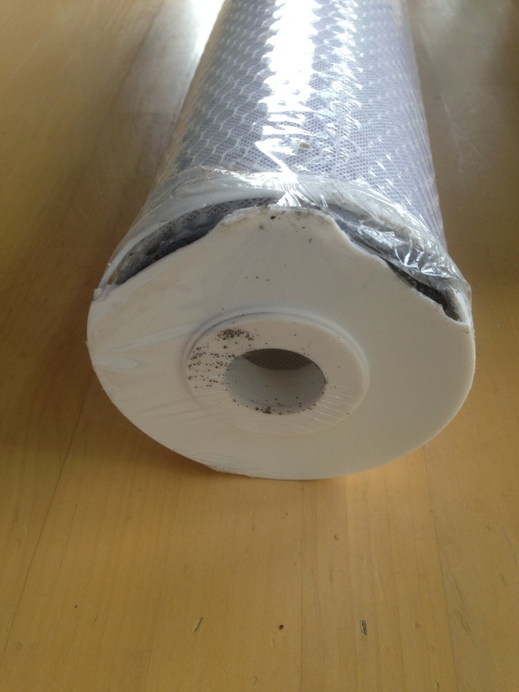 Geekpure BC20-BB-5 Carbon Block Filter,20 x 4.5” Damaged Base