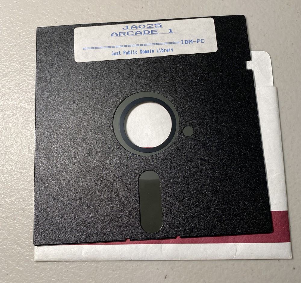 IBM-PC JA025 ARCADE Just Public Domain Library 5.25”