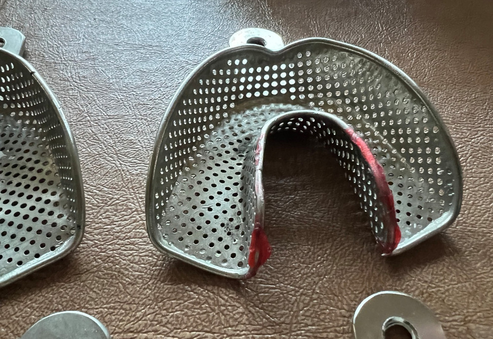 Used COE Metal Impression Trays (7 Items Total)