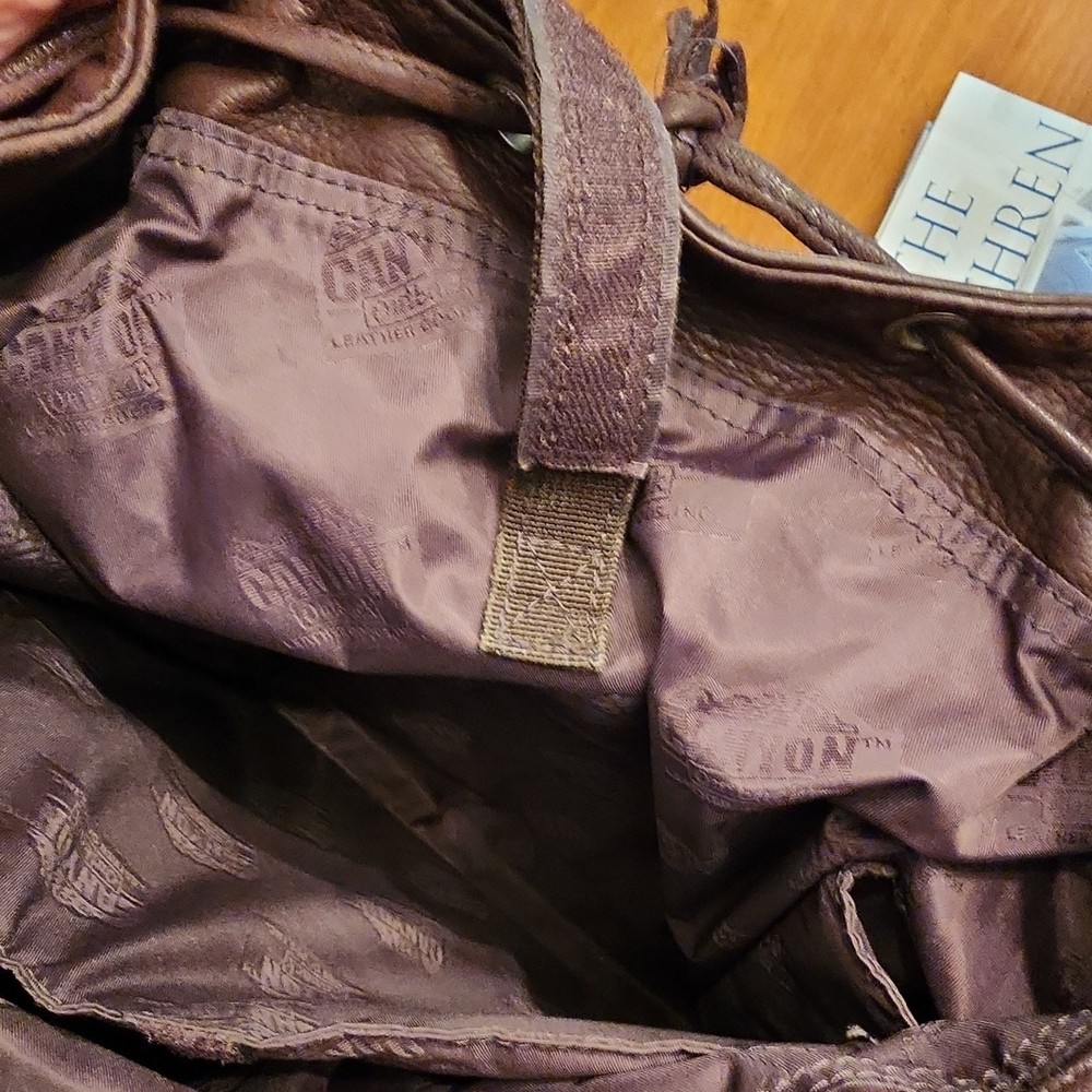 Canyon Outback Leather Goods Brown Backpack