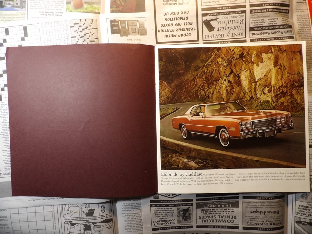1977 Eldorado Cadillac Brochure