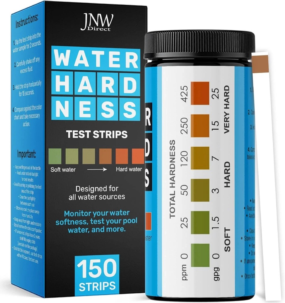 Water Hardness Test Kit - Quick and Accurate Strips -...