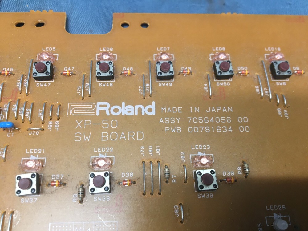 Roland Xp-50 SW Switch Panel Board