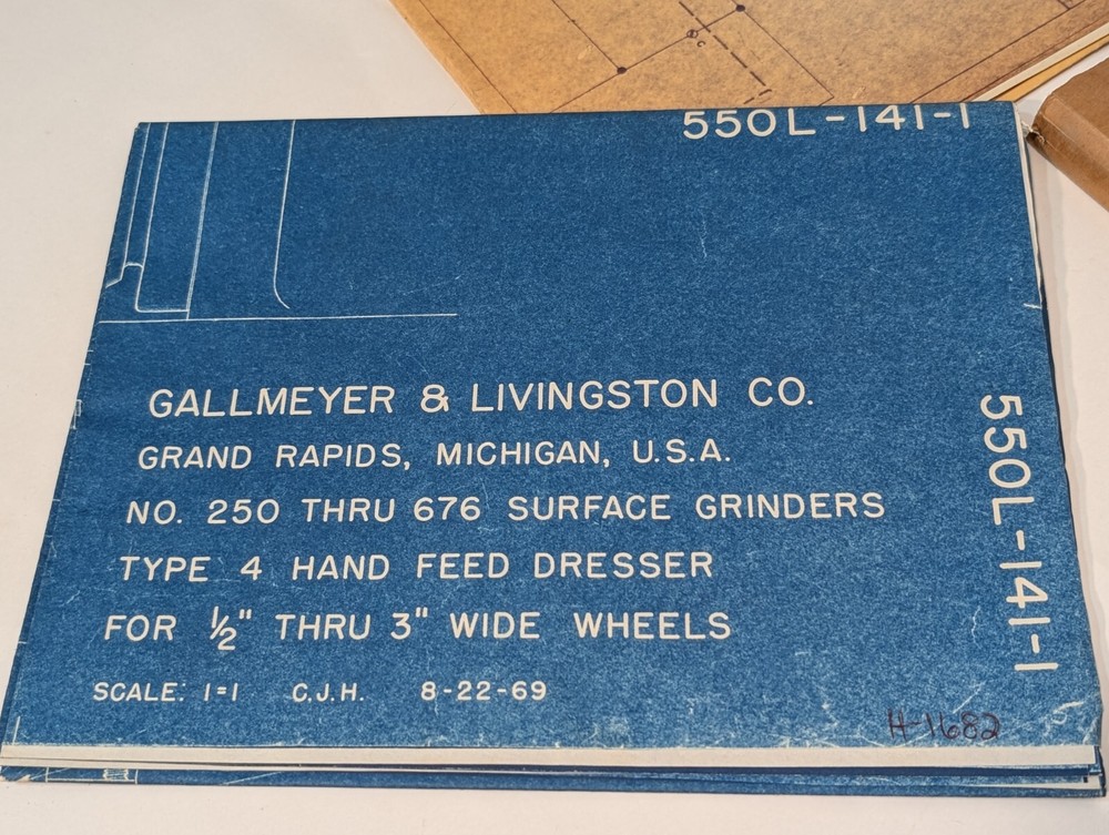 Gallmeyer Livingston Grand Rapids Grinders Reference Materials, Op Instructions