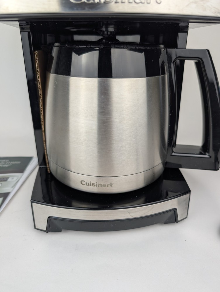 Cuisinart 12 Cup Programmable Thermal Coffeemaker Black/Silver DCC-3700