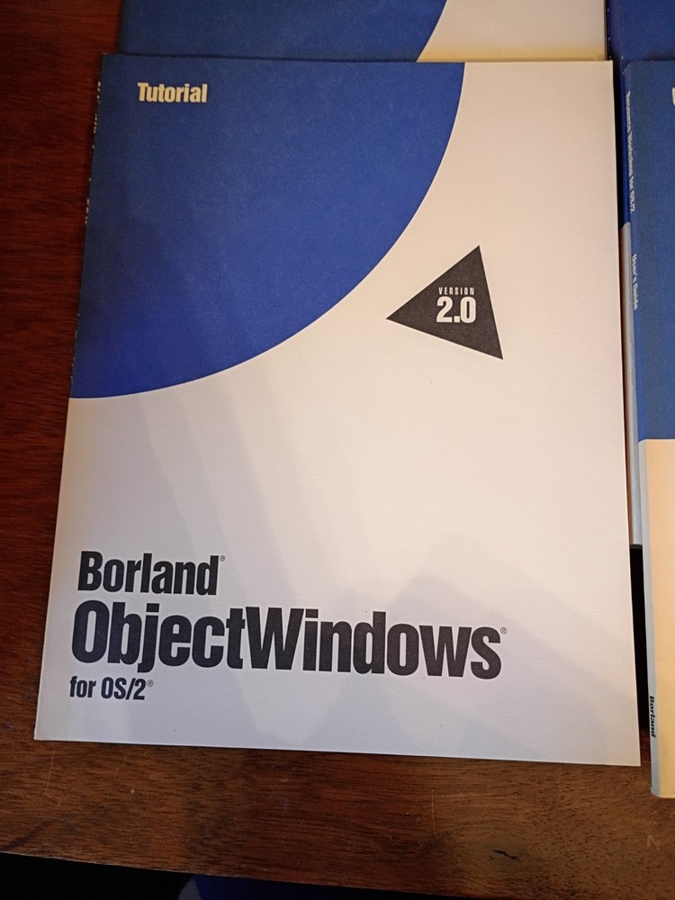 1994 Borland OS/2 Books  - Tutorial - Reference -  Programmer - Resource...