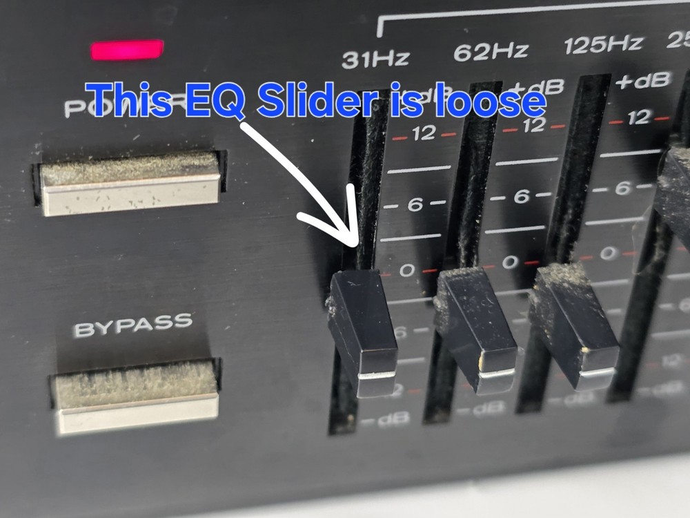 Realistic Dual 10 Band Stereo Frequency Equalizer 31-2020A (SEE DESCRIPTION)