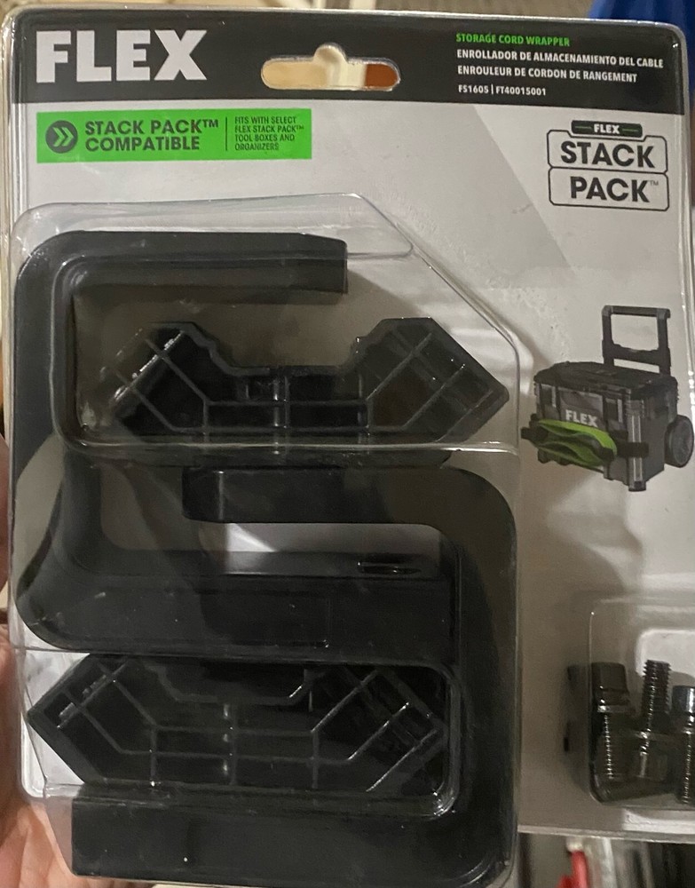 Flex power Tools Stack Pack Storage Extension Cord Wrapper Organizer tool box