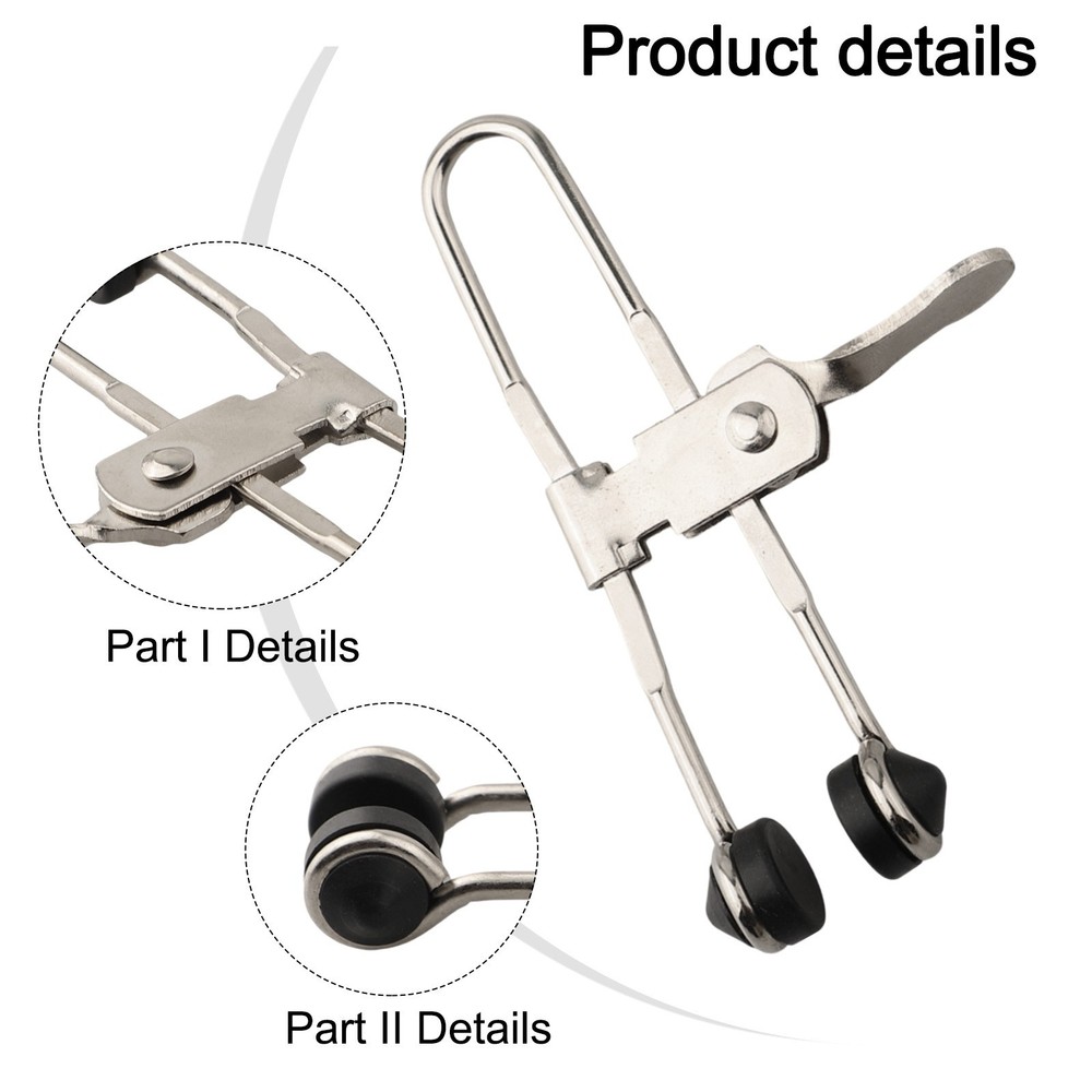Dual Functionality 2pcs Robust Lever Action Clips for Secure Tile Placement