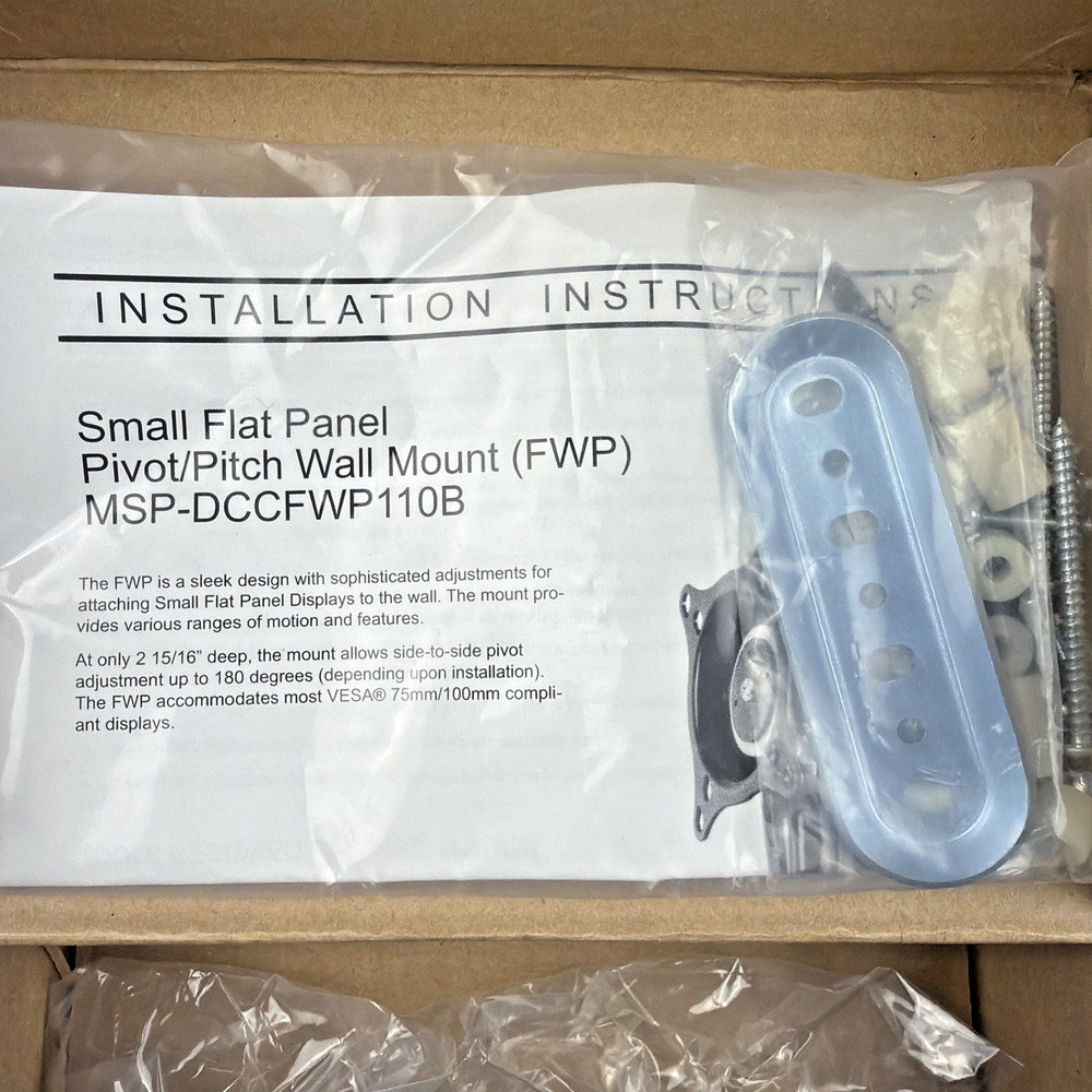 Chief Flat Panel Wall Mount Model MSP-DCCFWP110B NEW