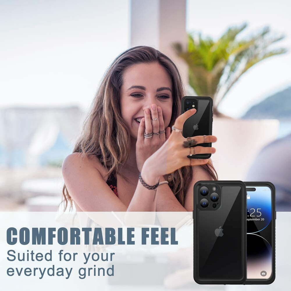 Waterproof Case Cover For iPhone 15/ 14 Pro Max Plus Shockproof Screen Protector