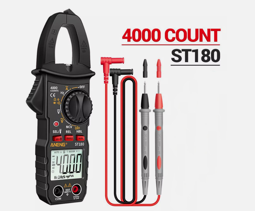 Digital Multimeter Tester AC DC Volt Amp Clamp Meter Auto Range LCD Handheld
