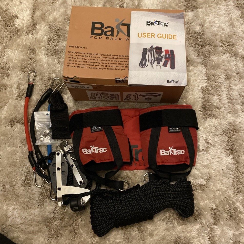 BakTrac Decompression & Stretch Bundle For Back Wellness NEW
