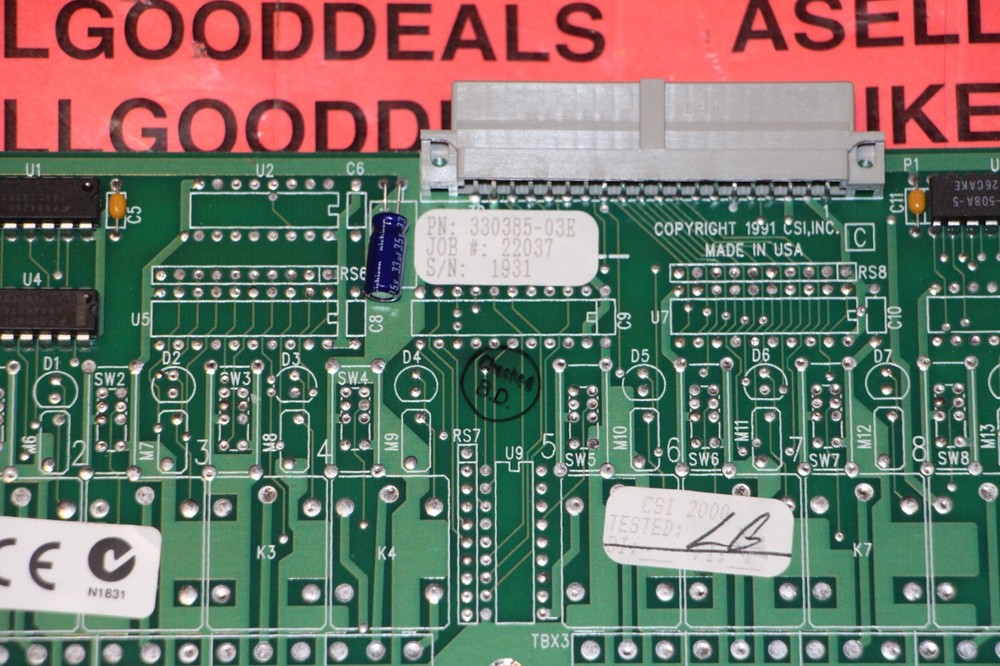 Control Solutions/TAC 330385-03E Expansion Board CSI