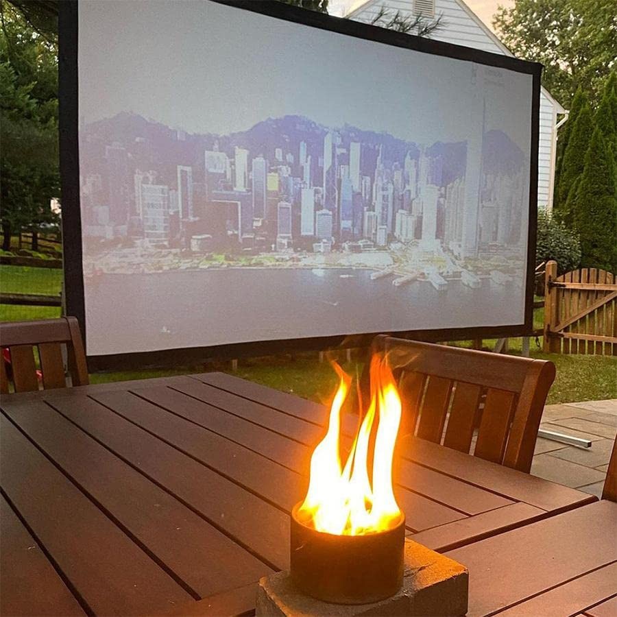 City Bonfires Portable Fire Pit - Mini Pit, Table Top 2 Pack, Silver