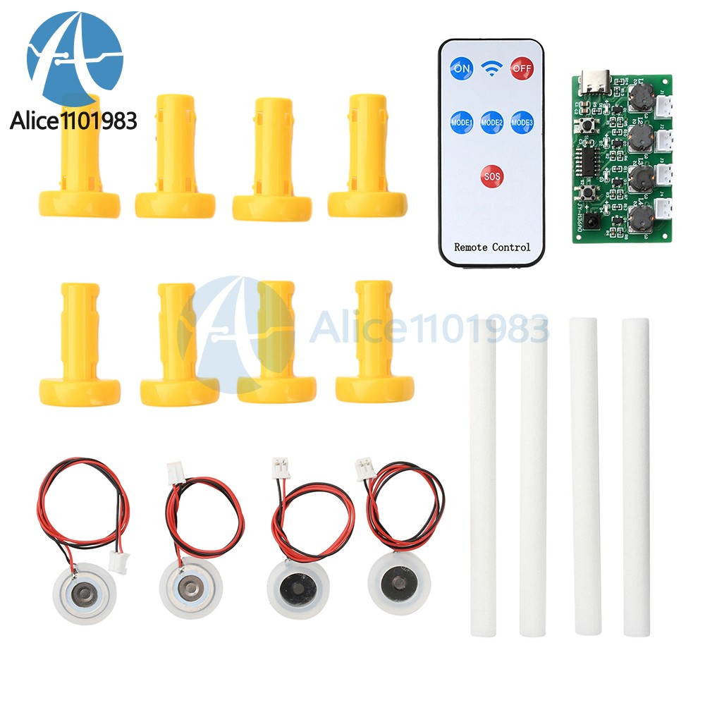 Type-C Mini Humidifier Remote Control Ultrasonic Mist Maker Atomizing Module DIY