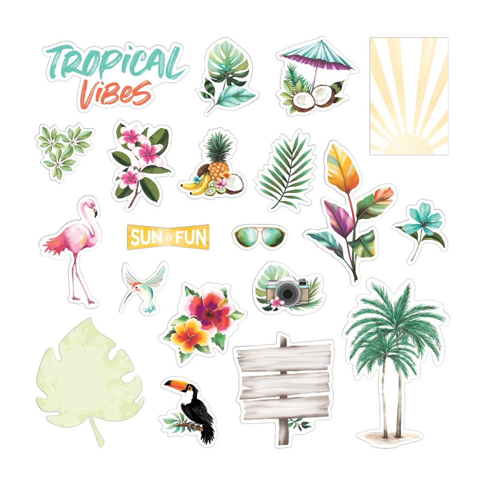 Creative Memories Tropical Garden Decorative Bundle