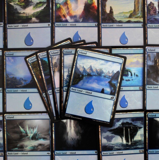 MTG Basic Land Pack (Magic The Gathering) - 25 Basic Islands