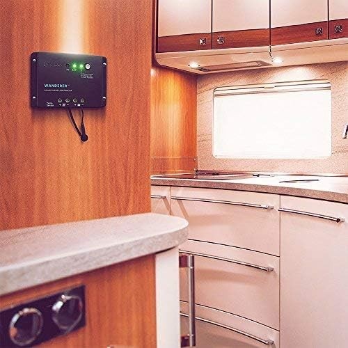 12V Bluetooth-Enabled Solar Charge Controller with 30A Capacity & LED Display