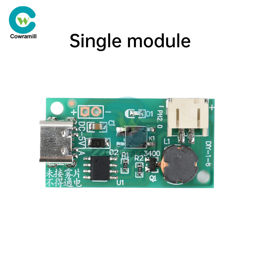 DC 5V Ultrasonic Mist Maker Atomizing Module DIY Humidifier With PCB Kit Type-C